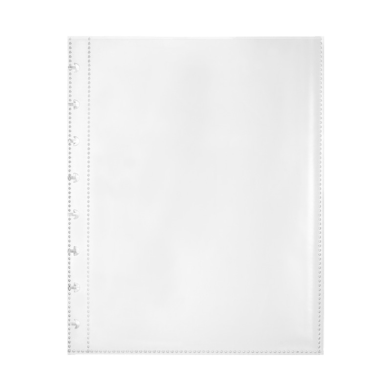 champignon trou A5 A4 carnet planificateur t perforateur accessoires Transparent Information sac sac de rangement kawaii