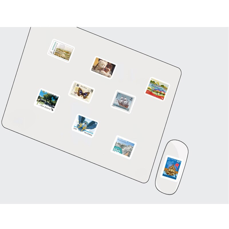 50 PCS Retro Stempel Stickers Speelgoed Reizen Landmark Building Poststempel Verzendkosten Decals Sticker voor DIY Koffer Gitaar Auto Bike Laptop