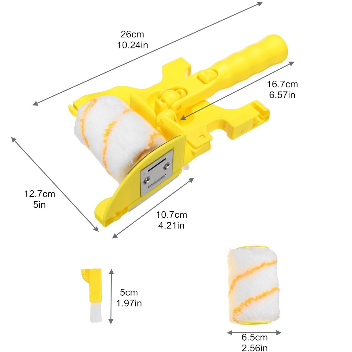 Nichiyo Beton Texturwalze Beton Stempel Roller Mauerwerk Form Werkzeug für DIY dekorative Betonmuster (D2501