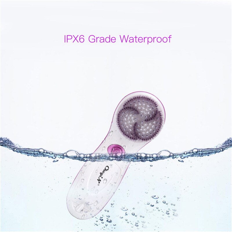 5 in 1 elektrische gesichtsreinigungsbürste, gesichtsmassagegerät, porenreinigung, tiefenreinigung, peeling, mitesserentferner, tragbarer reiniger 45