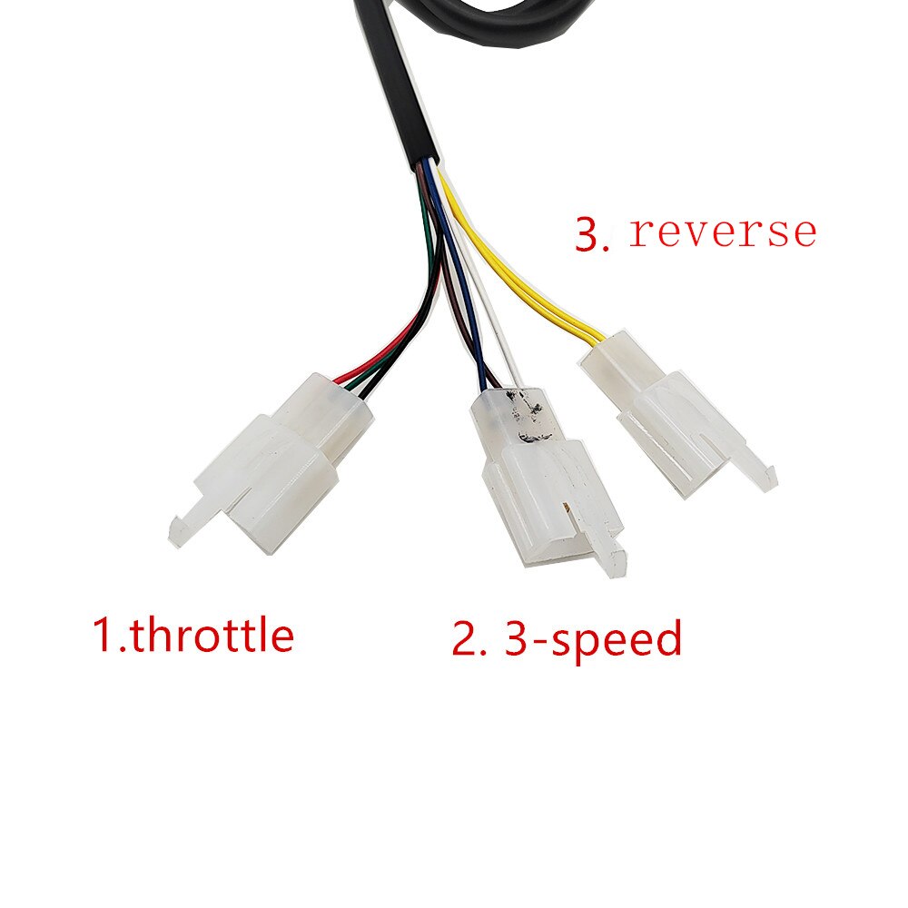 E-Fahrrad Universal- Spannung Vorwärts Rückwärts 3-Geschwindigkeit Twist Drossel für Elektrische Fahrrad/Rolle/Dreirad