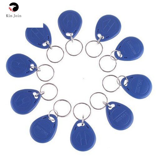 IP65 100 Stuks Blue 125Khz Kaart Rfid Keyfobs Voor Toegangscontrole En Andere Rfid-lezer Gebruiken