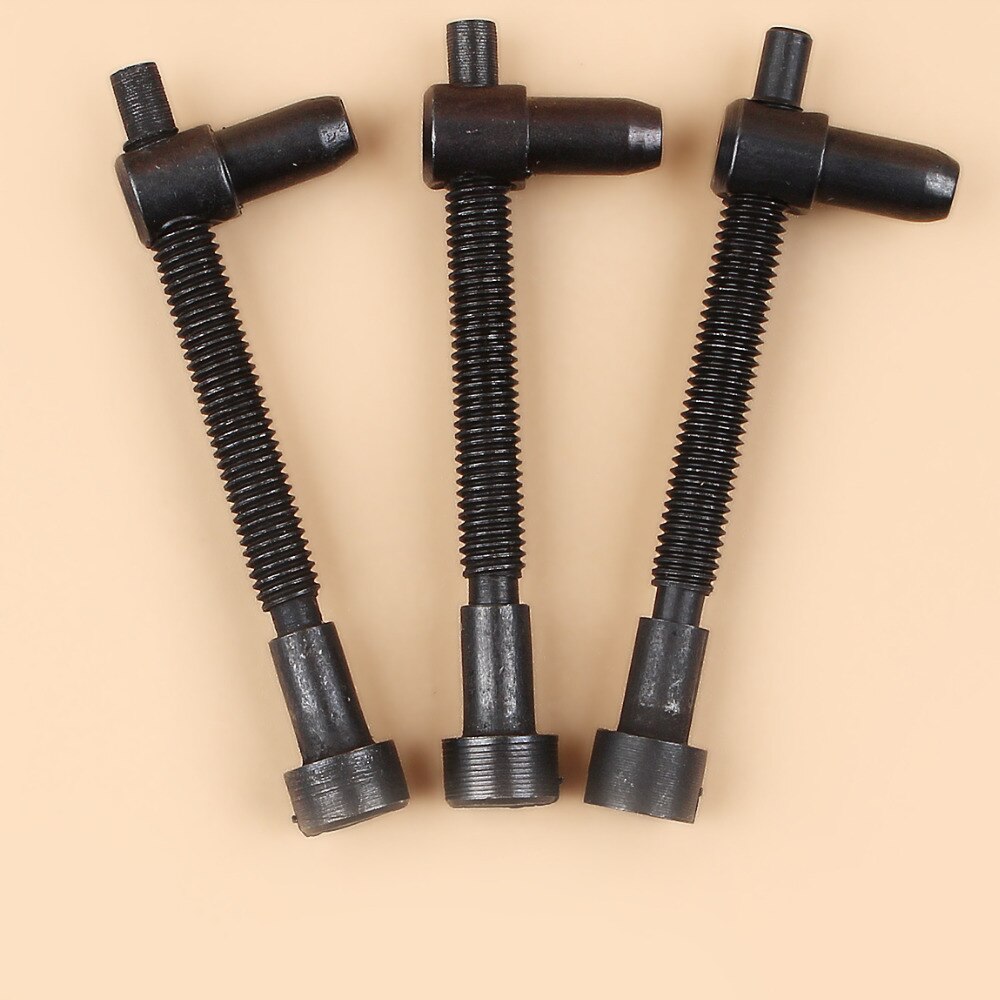 Tornillo tensor de Ajustador de cadena para motosierra HUSQVARNA 61 66 266 268 272 281 288 162 181 281XP 501537101, 3 unids/lote