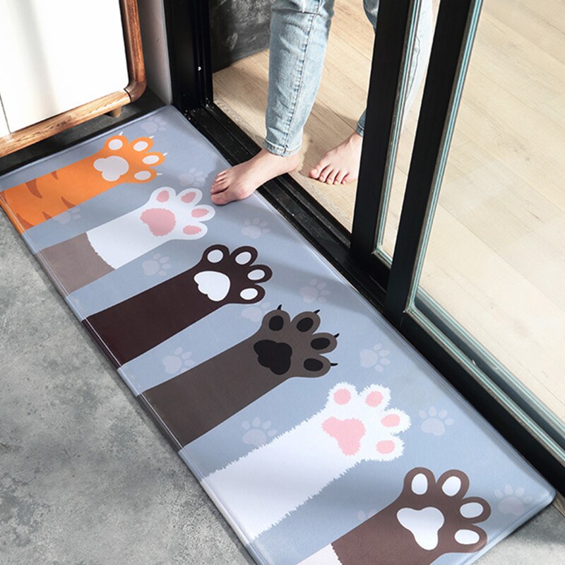 Slaapkamer Badkamer Deur Mat Zachte Cartoon Keuken Tapijt Lange Matten Deurmat Anti-Slip Vloer Outdoor Entree Mat Voor Living kamer Tapijt
