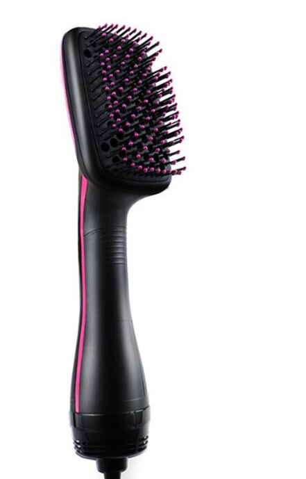Brosse à Air One Step pour femmes, sèche-cheveux électrique pour lisser les cheveux, brosse soufflante pour coiffer les cheveux: Us Plug / Pink No box