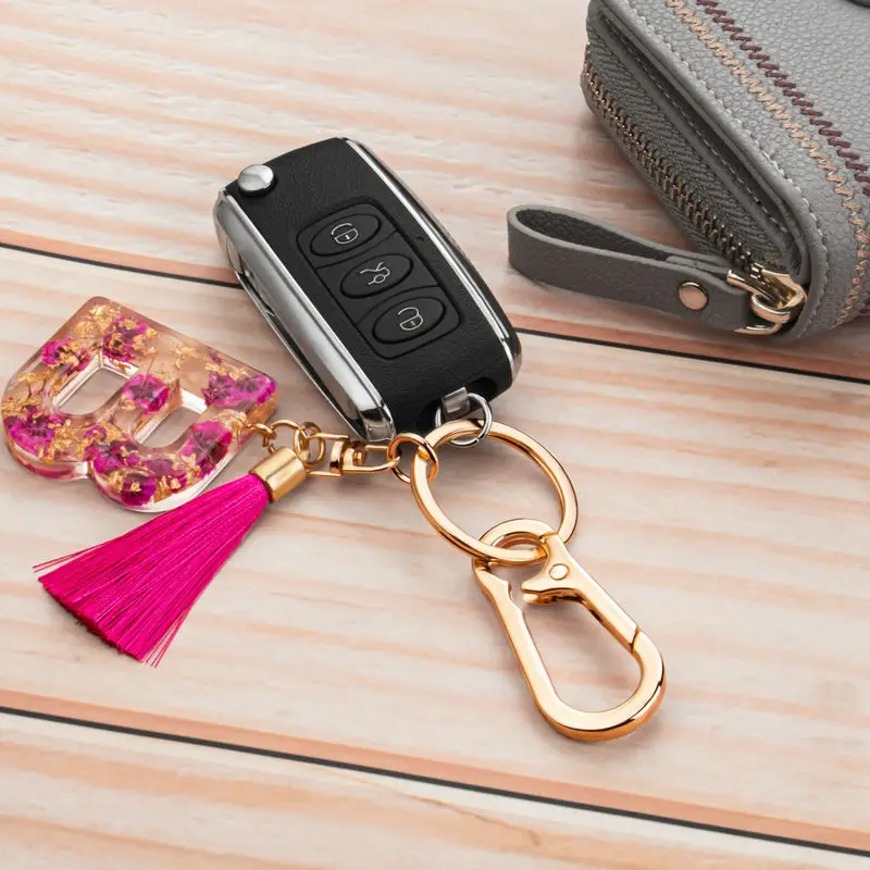 Metal Carabiner Clip Keychain Carabiner Shap Keyring Key Chain Ring Clip Holder Organizer for Home Car Keys Key Finder Women Men