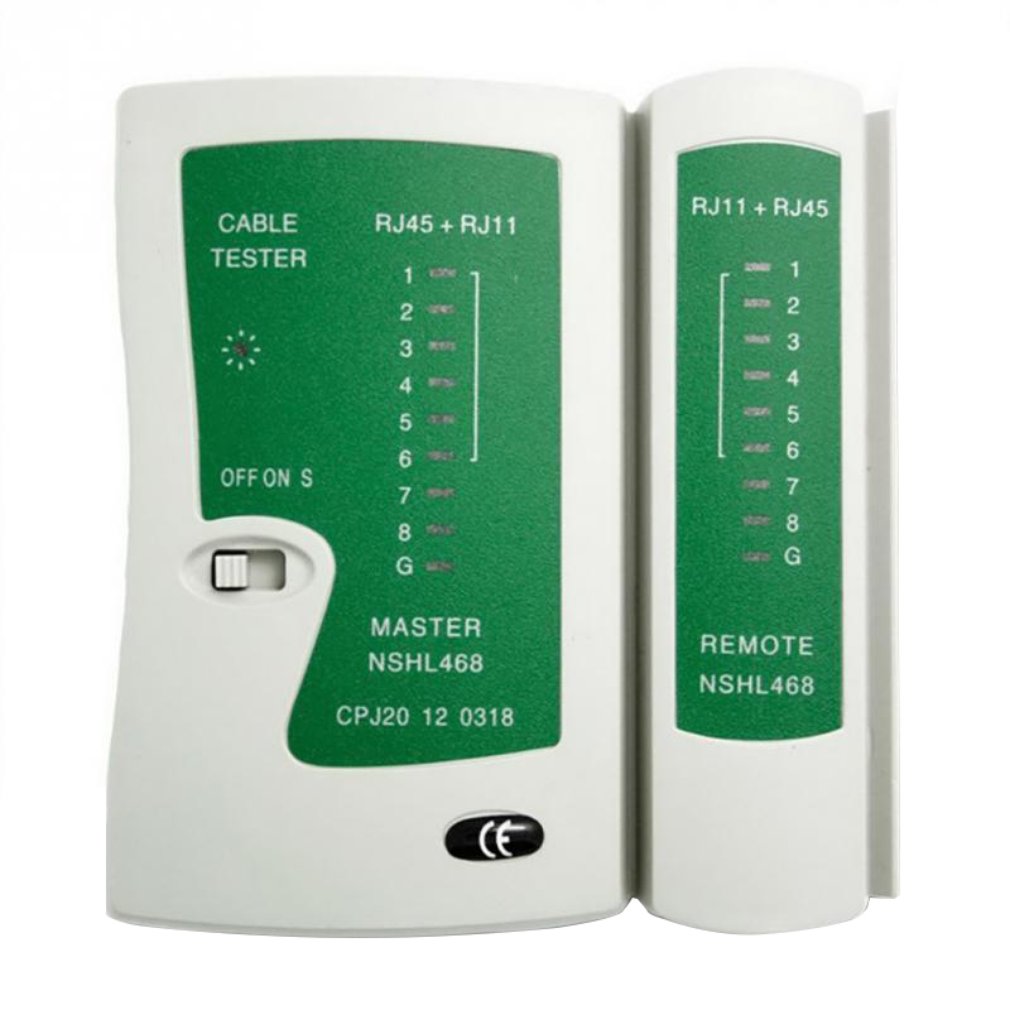 Prämie Netzwerk Kabel Tester RJ45 RJ11 RJ12 Katze5 UTP LAN Kabel Tester Detektor Fernbedienung-Prüfung werkzeuge