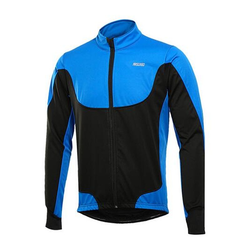 Arsuxeo fietsjack winter thermische warming-up fleece mtb fietsjack lichtgewicht winddicht waterdicht fietsjack