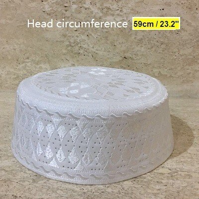 Muslim Bonnet Cap Hats Arabic Men Prayer Islam Egyptian Kufi Topi Men's Accessories Saudi Arabia African Head Wraps Brown Hats