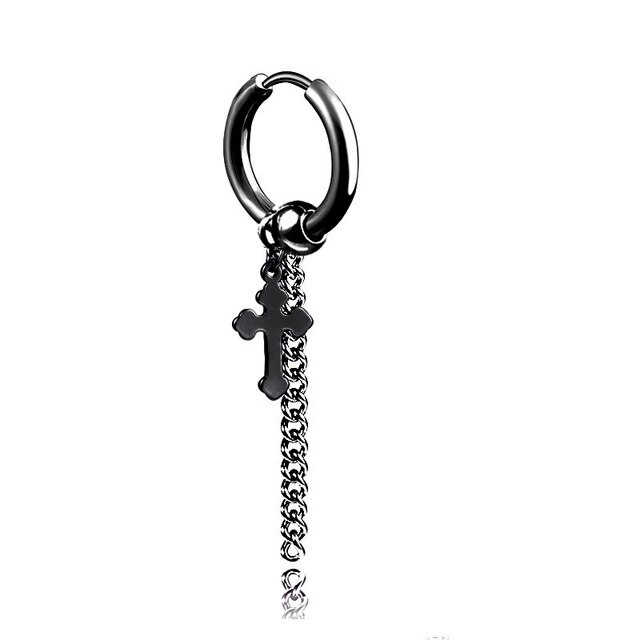 Harajuku Mode Kruis Oorbellen Punk Cool Egirl Meisje Cross Chain Hanger Oorbellen Voor Vrouwen Mannen Bff Straat Hip Hop Sieraden: style 4