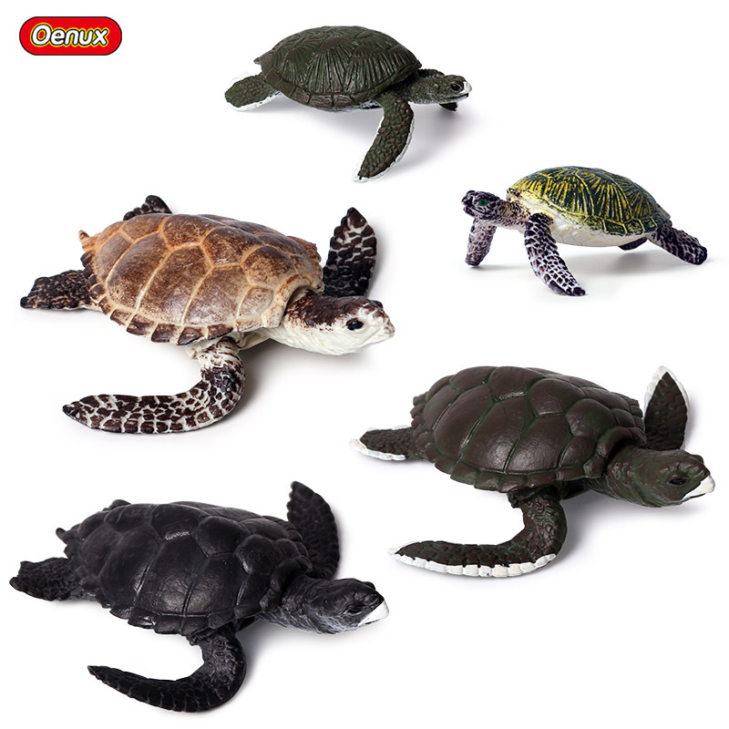 Simulation Ozean Ebene Meer Schildkröte Serie Modell Aktion-figuren Sammlung Miniatur Erkenntnis Kreativität Spielzeug für freundlicher