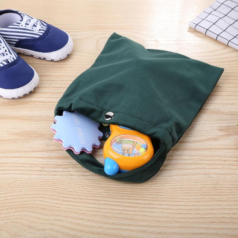 Portable Smooth Nordic Style Velvet Storage Bag Pocket Handbag Dust Bag