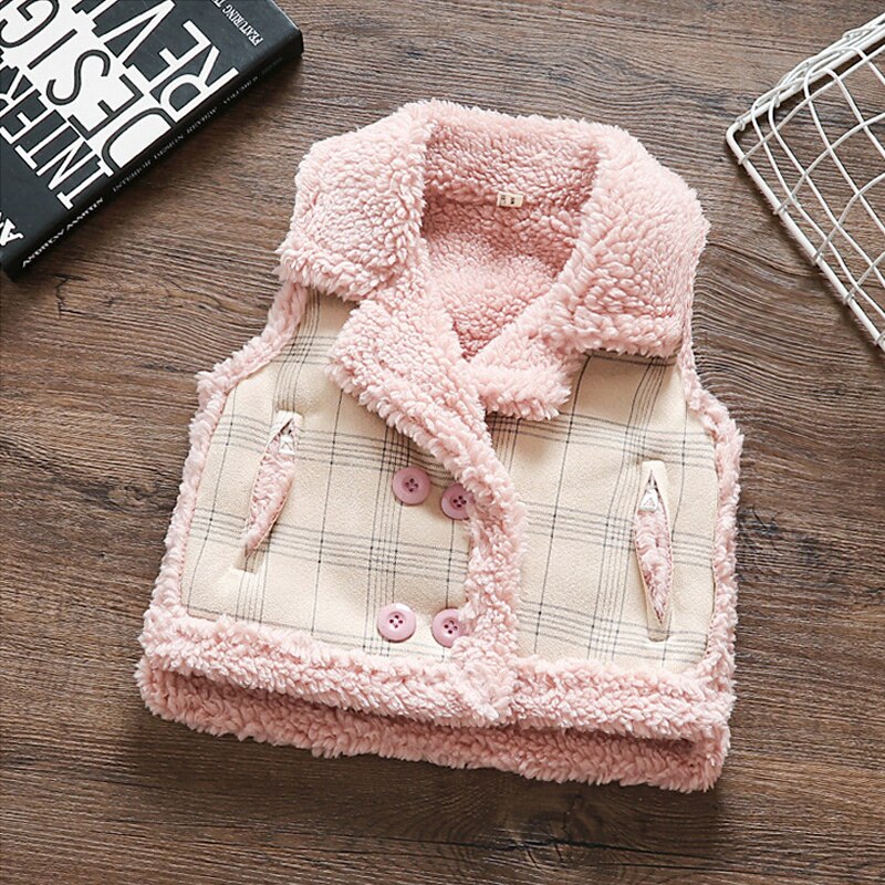 Winter Kinderen Vest Bont Baby Vest Kinderen Vest Voor Meisjes Jongens Kleding Kamizelka Dziecko Baby Meisjes Vest Peuter Kleding