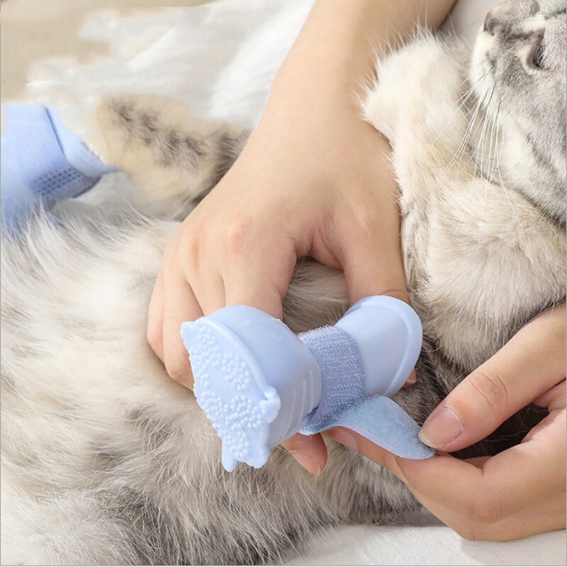 Puppy Schoenen Hond Regen Laarzen Waterdicht Antislip Comfortabele Regen Schoenen Leuke Outdoor Zachte Siliconen Schoenen Voet Set chihuahua