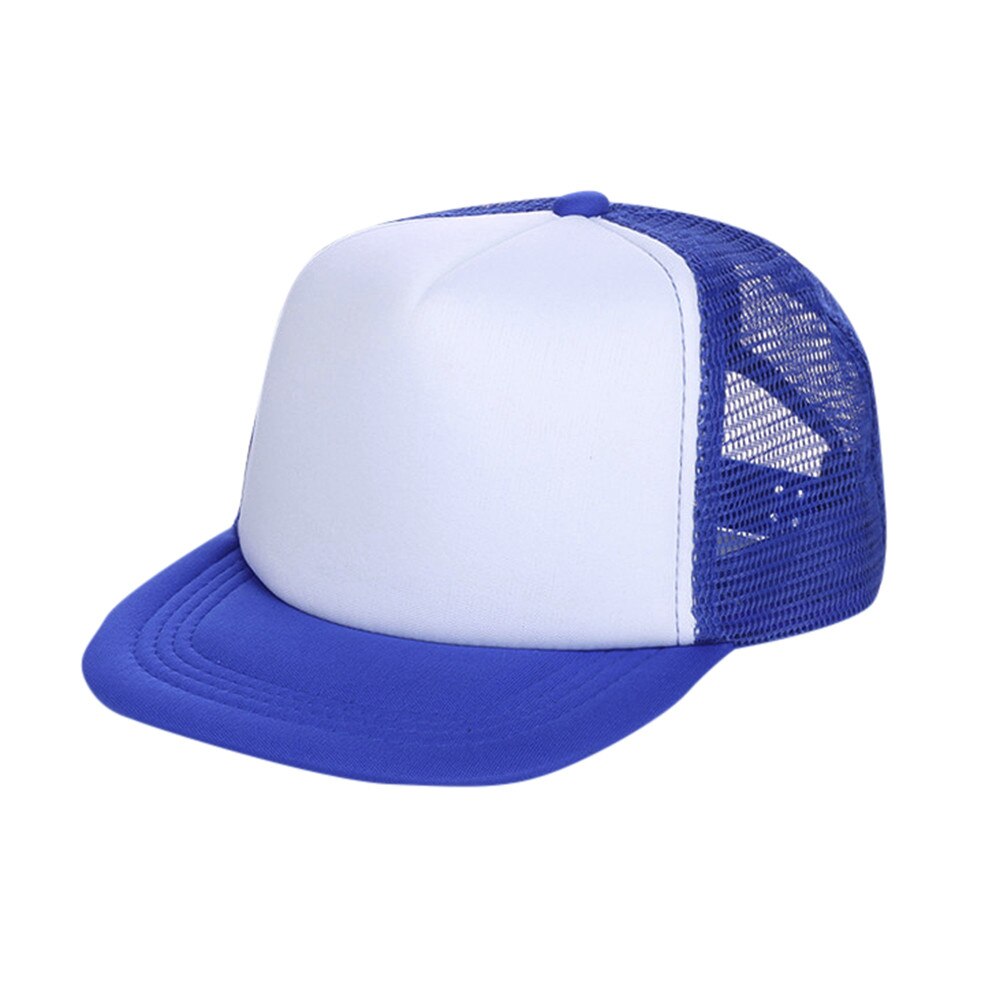 Baby Hoed voor Meisje Jongen Hoed voor kinderen Zomer Mesh Zachte Rand Flanger effen Baseball Hoeden Baby zon Cap L505910: BU