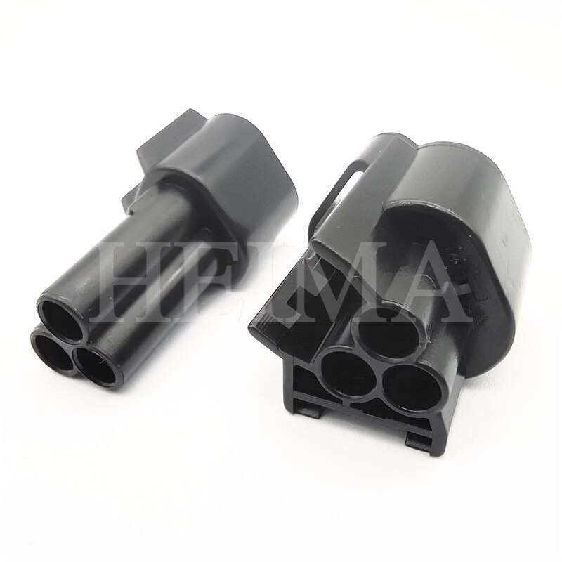 10 sets black FW-C-3M-B FW-C-3F-B male female Waterproof Electrical Wire Connector Plug Auto Socket 3 Pin Furukawa Connectors