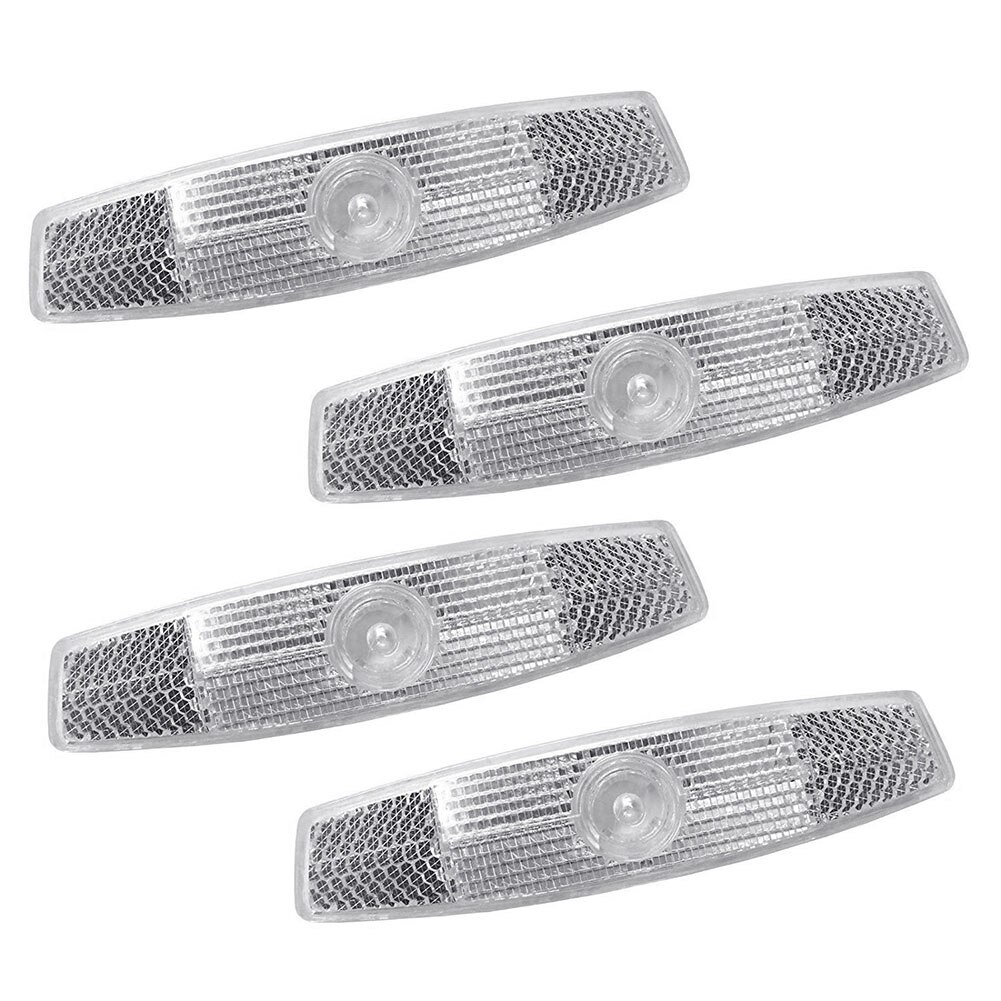 4Pcs Mountainbike Spaken Reflecterende Strips Reflector Verlichting Fiets Wiel Verlichting Fiets Lichten Reflectoren Spoke