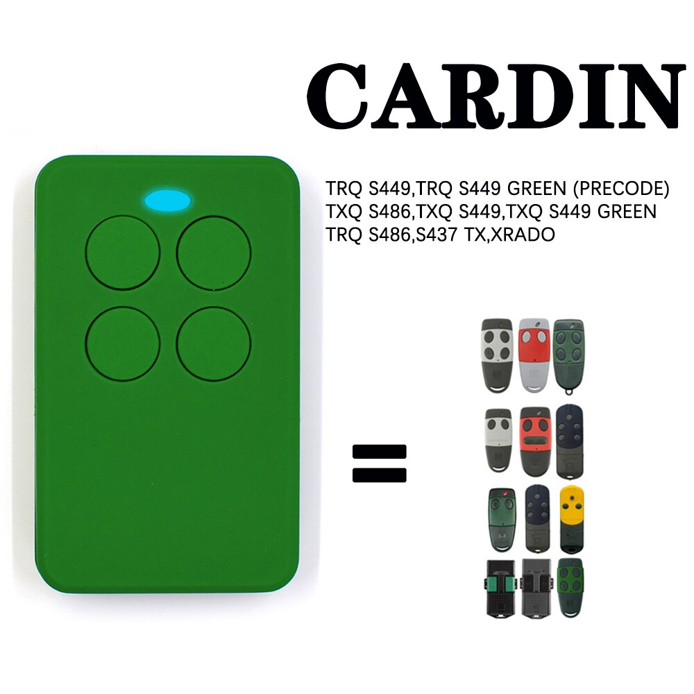 Compatibile CARDIN S449 QZ2 box auto duplicatore telecomando clonazione codice apriporta 433MHz Cardin S486