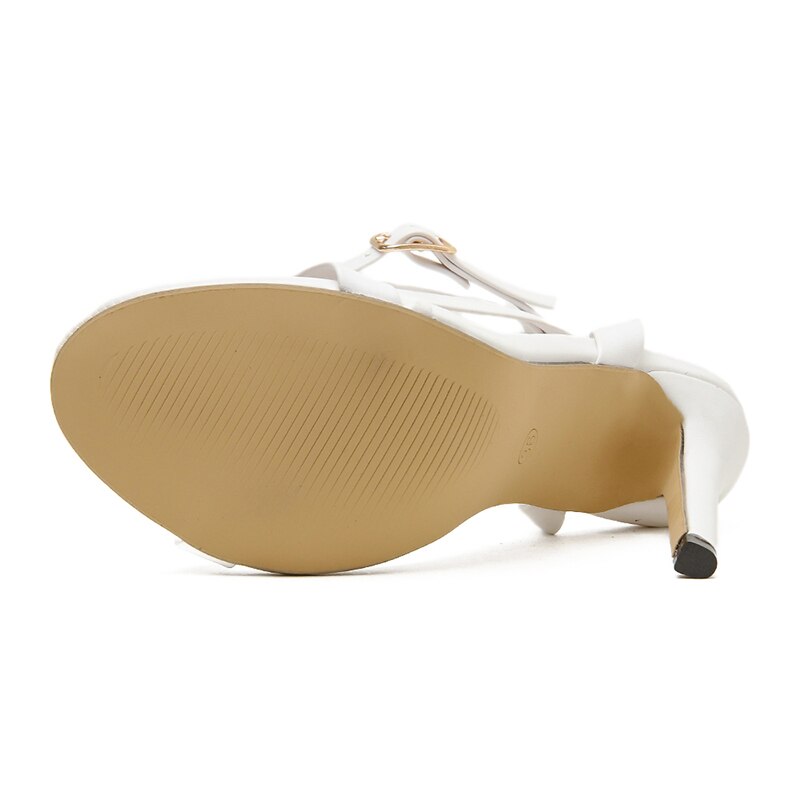 Pzilae dames zomer sandalen sexy hoge hakken kruisband schoenen dames feest sandalen open teen gladiator schoenen maat 42