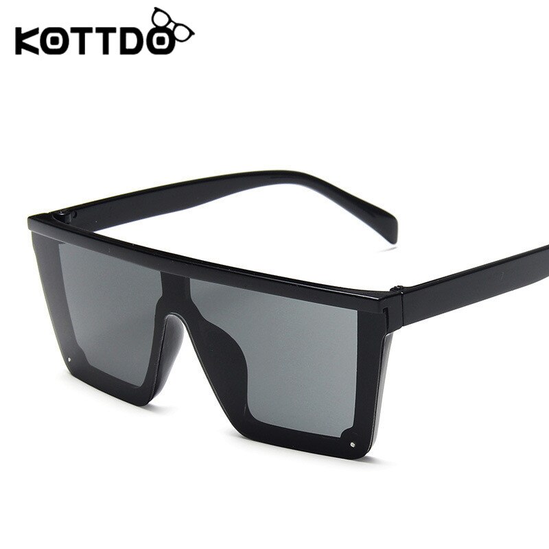 KOTTDO-lunettes de soleil classiques carrés | Miroir coloré, lunettes de soleil dégradé rose, verres pour enfants, UV400