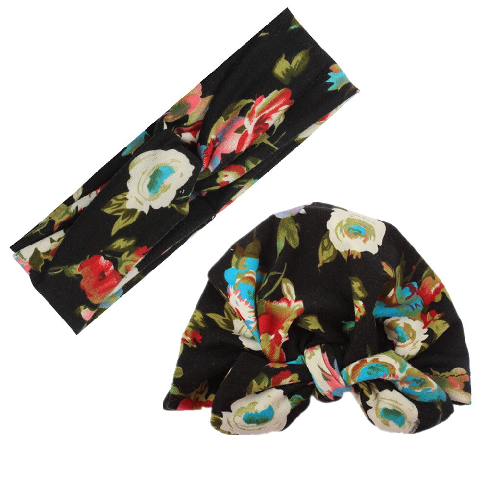 2Pcs Mom Baby Kinder Stirnband Bogen für Mädchen Bowknot Stirnbänder Turban Knoten Kinder Turbane Zubehör Stirnband Bowknot Baby Mädchen kappen: B