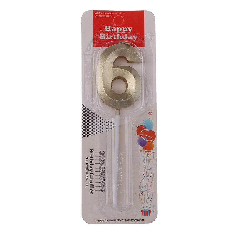 Champagne numéro 0-9 joyeux anniversaire gâteau bougies Topper décor fête fournitures décor bougies décoration bricolage fournitures Numer bougie: N7