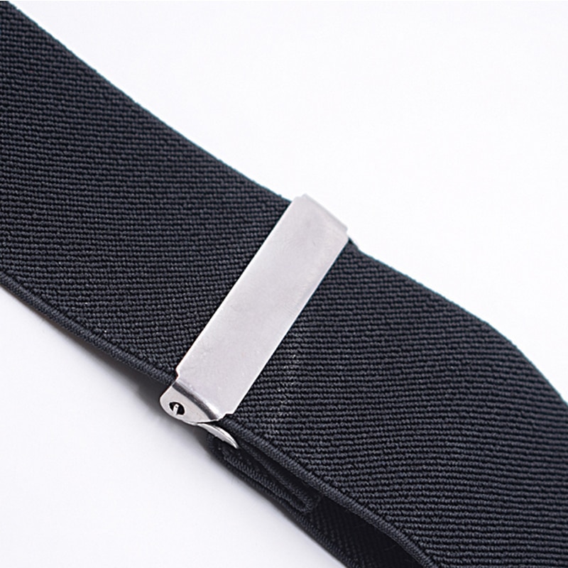 50mm Wide Elastic Adjustable Men Trouser Braces Suspenders X Shape with Strong Metal Clips Suspenders tirantes Unisex Braces