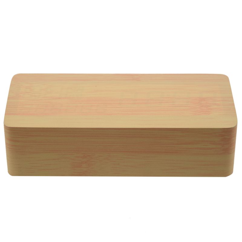 Led Alarm Clock,Wooden LED Digital Alarm Clock, Displays Time Date Week And Temperature, Square Wood-shaped Sound Control Desk A