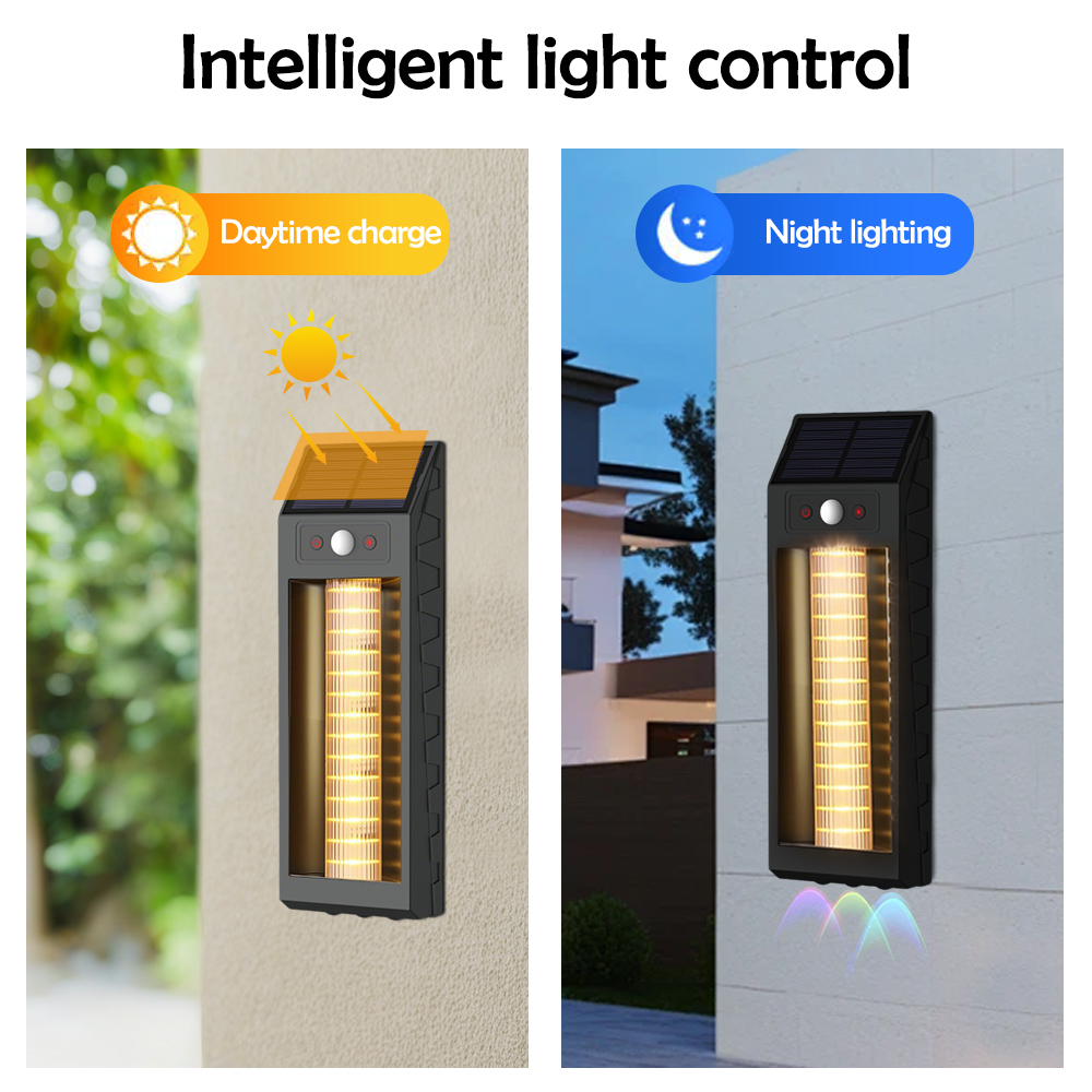 LED Solar Wandlantaarn Buiten Hangende Tuin Camping Verlichting Waterdicht Motion Senso Solar Voordeur Licht Solar Veranda Licht