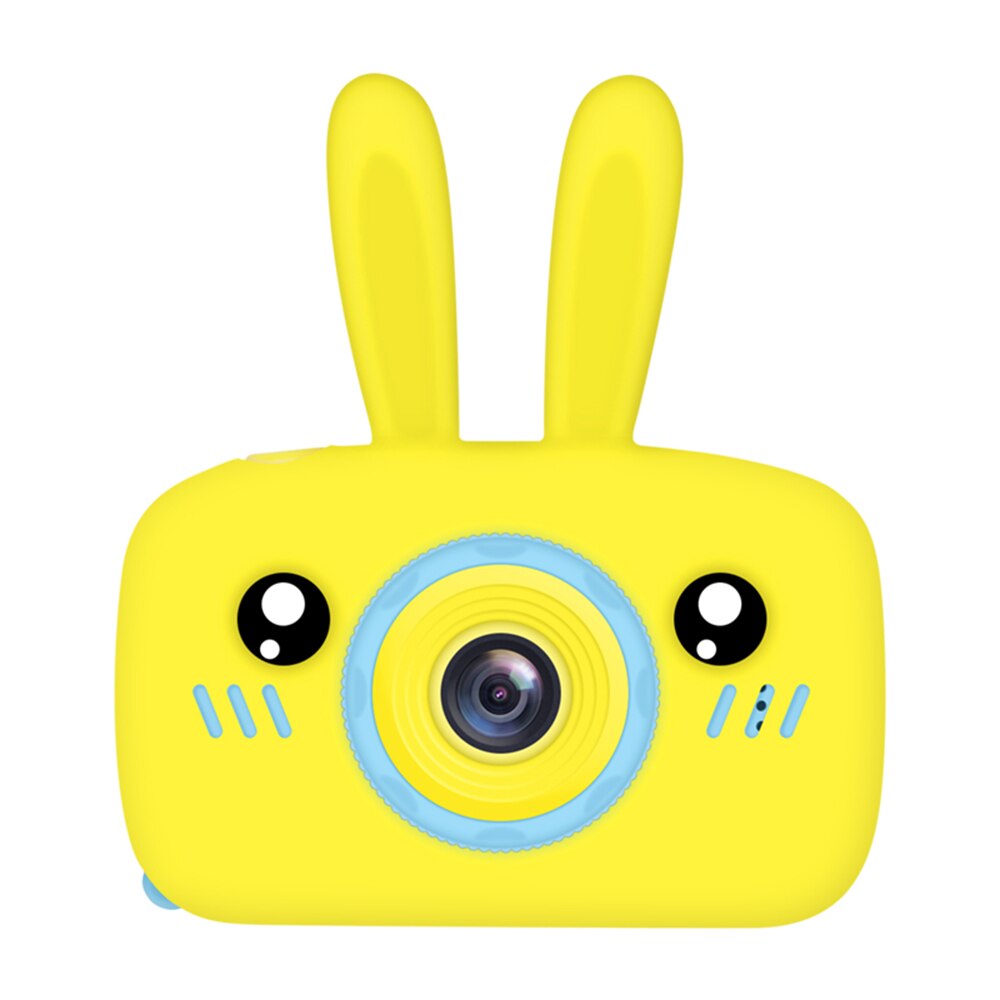 2 Inch Kinderen Mini Camera Full HD 1080P Draagbare Digitale Video Foto Camera Scherm Kinderen ForKid Spel Studie camera: Rabbit Yellow