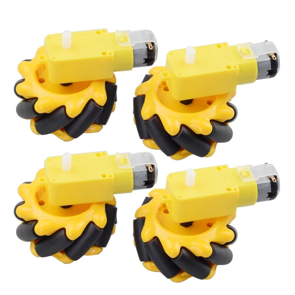 60mm Mecanum Wheel Robot with 4pcs TT Motor for Arduino DIY Robot Car Chassis Ki