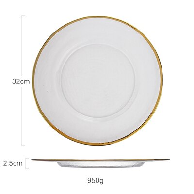 Phnom Penh-vajilla nórdica de cerámica de vidrio, plato occidental para comida, plato para carne, plato japonés: 8