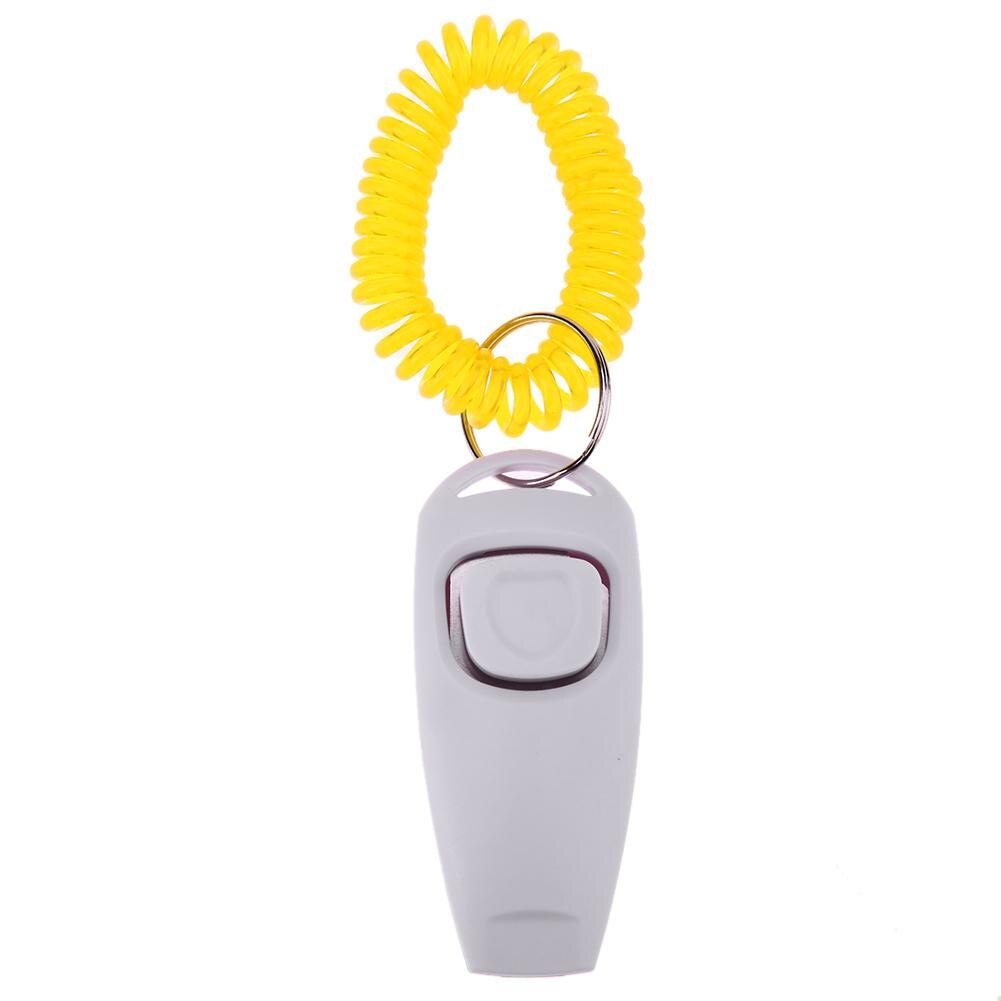 Pet Training Device Whistle Dog Products Clicker Dog Guide Tool Trainer Aid for Household Animal Dogs Accessories: White