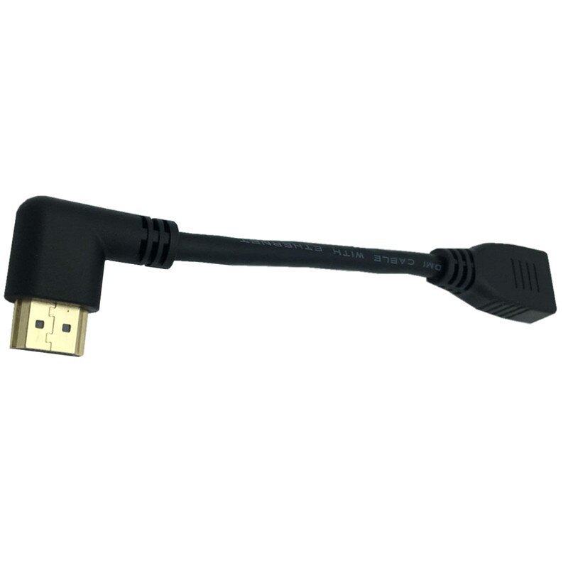 4K HDMI 2,0 Kabel 90/270 Grad Winkel HDMI zu HDMI Kabel 2K * 4K 0,15 m 0,6 m 1,8 m 1080P 3D für TV PC Projektor PS3 PS4