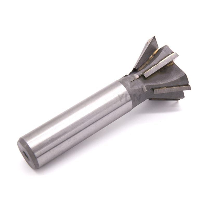 Dovetail Milling Cutter 45 Angle 60 Angle T-slot Milling Cutter Welding Insert Tungsten Carbide Tools CNC Machine Tool 12-60mm