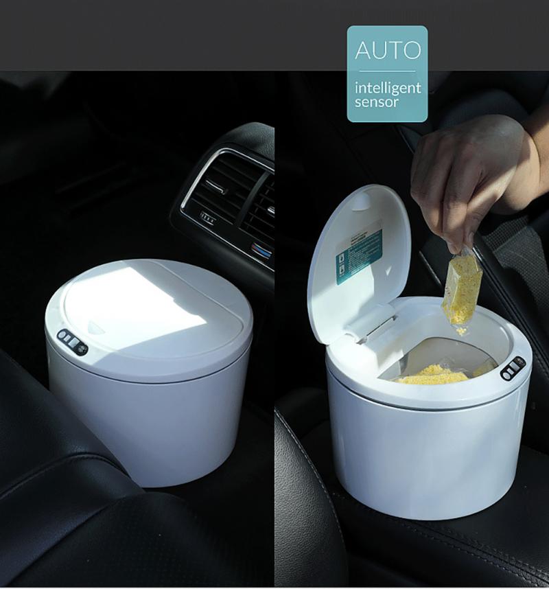 3/5L Mini Auto Desktop Vuilnisbak Prullenbak Keuken Badkamer Prullenbak Automatische Sensor Afvalbak Smart Kleine Prullenbak thuis