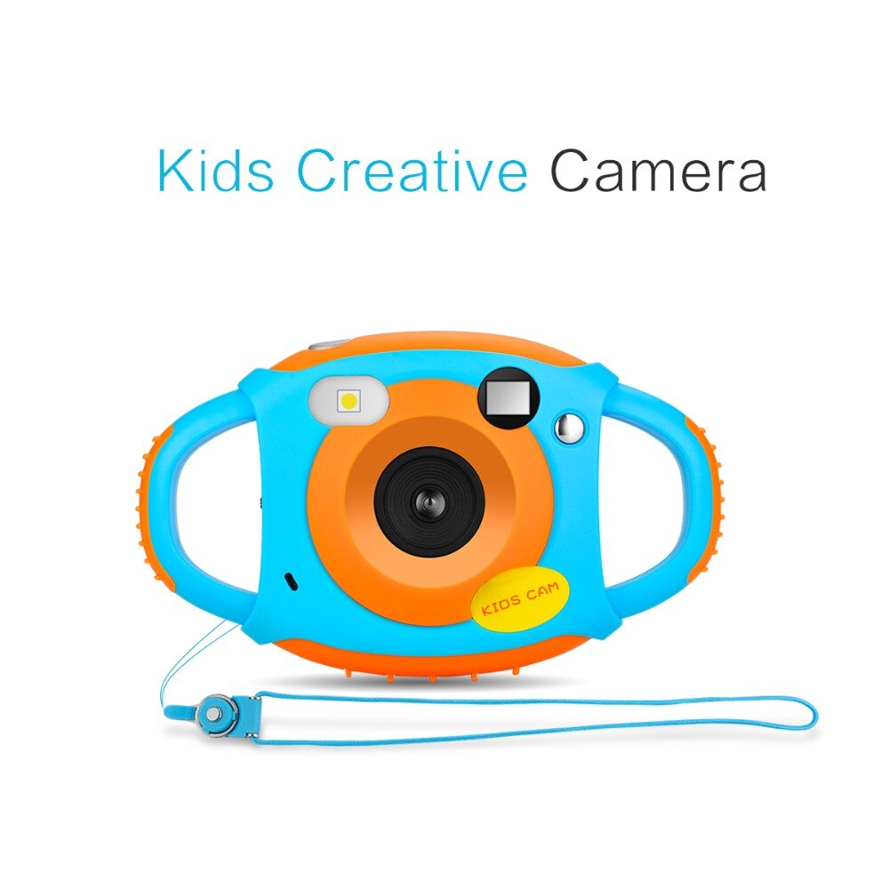 upgraded lithium battery Mini Kid Cameras 5MP HD Projection Digital Camera Fotografica Digital Portable Cute Neck Child