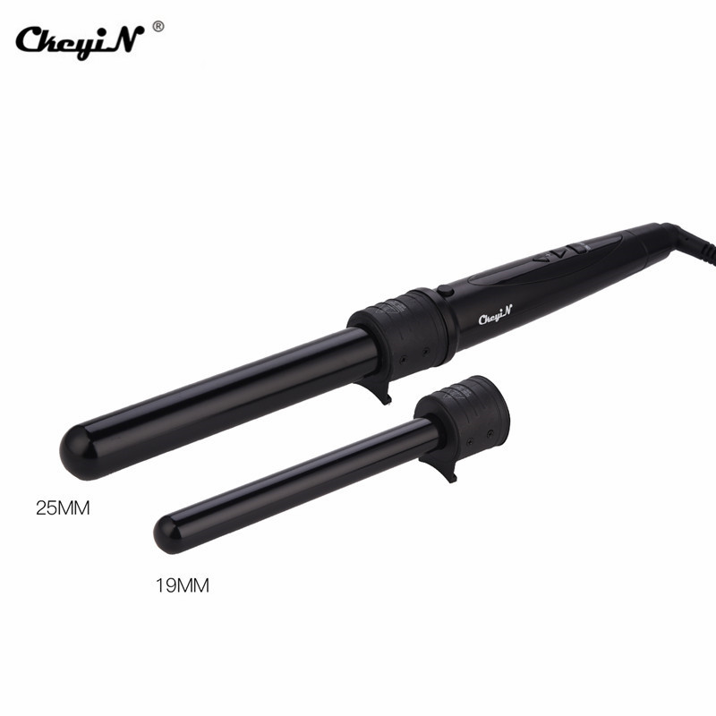 Ckeyin lokówka lokówki robić włosów 9-32MM profesjonalne kędzior żelazka 0.35 robić 1.25 Cal ceramiczne narzędzia robić stylizacji włosów tong wymienne 45: HS003HD i B