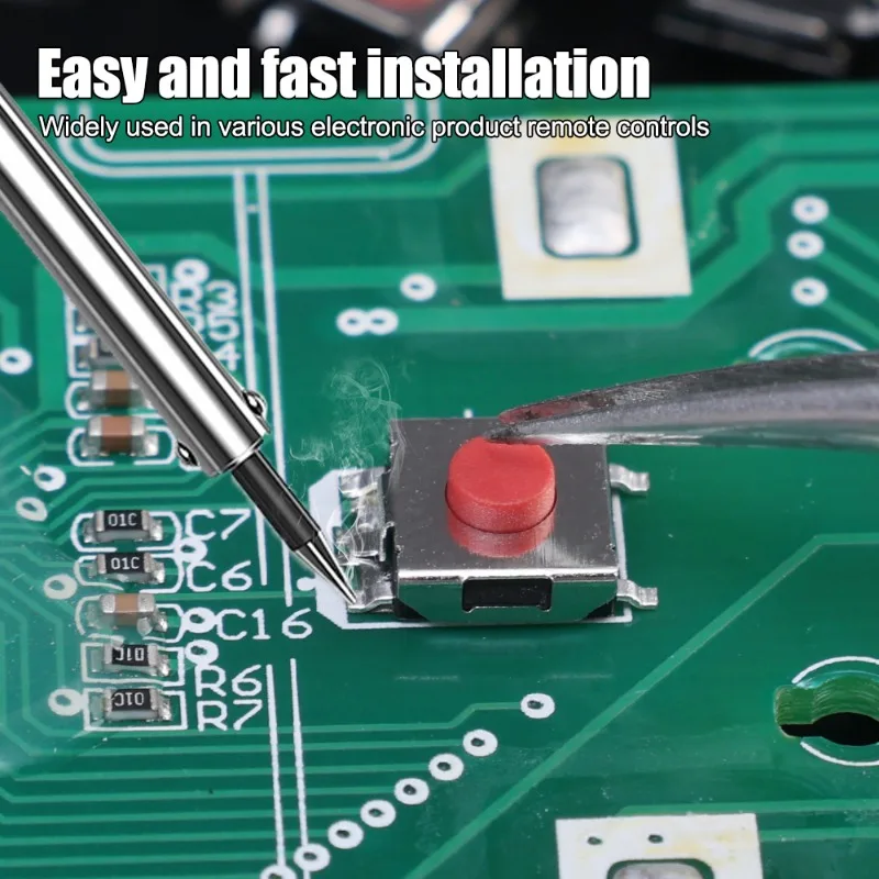 Auto-Fernbedienung, Touch-Schalter, 10 Stile, Autoschlüssel, Knopf, Touch-Mikroschalter mit Box, Audio, Computer, TV, PCB, Drucktastenschalter
