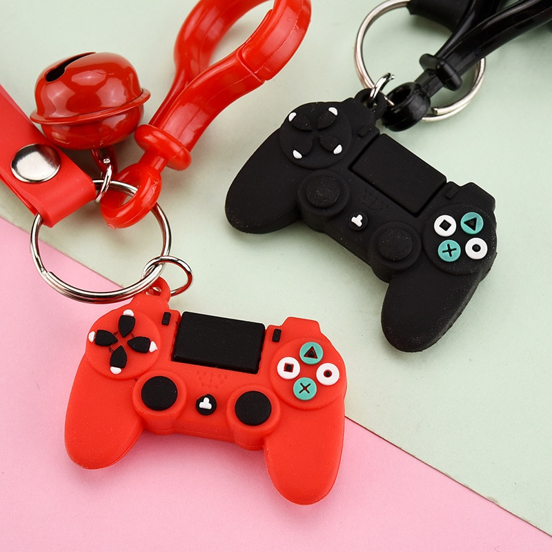 Game Handvat Sleutelhanger Creatieve Joystick Model Sleutelhanger Sleutelhanger Voor Vriendje Mannen Sleutelhouder Trinket