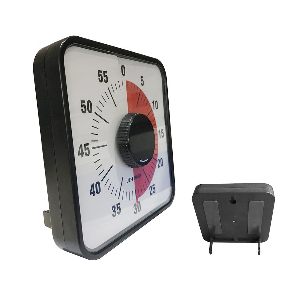 Visual Timer 60 Minute Timing Set Back Leg Stands Countdown Clock Kitchen Baking Timer For Classroom or Conference 40P