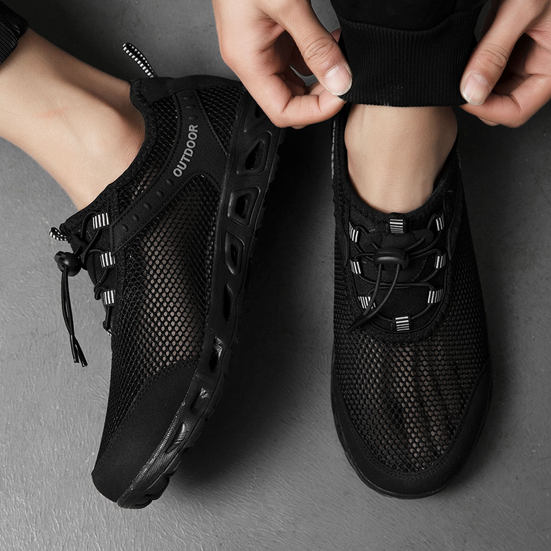 Sommer herresandaler tøfler mann swiftwater nettingdekk lette strandsandaler fiskersko for menn utendørssko