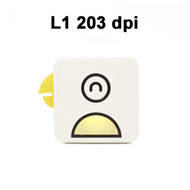 Poooli L1 L2 Pocket Thermal Printer Mini 203DPI 303DPI Bluetooth Phone Printer for Receipt Photos Label Sticker With Free APP: L1 Yellow 203DPI