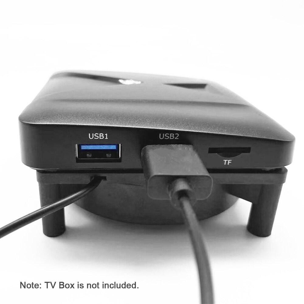 USB Power Radiator Mini Fan Noiseless and Quiet Cable Mini Size TV Box Cooling Fan TV Box Silent Quiet Cooler 5V