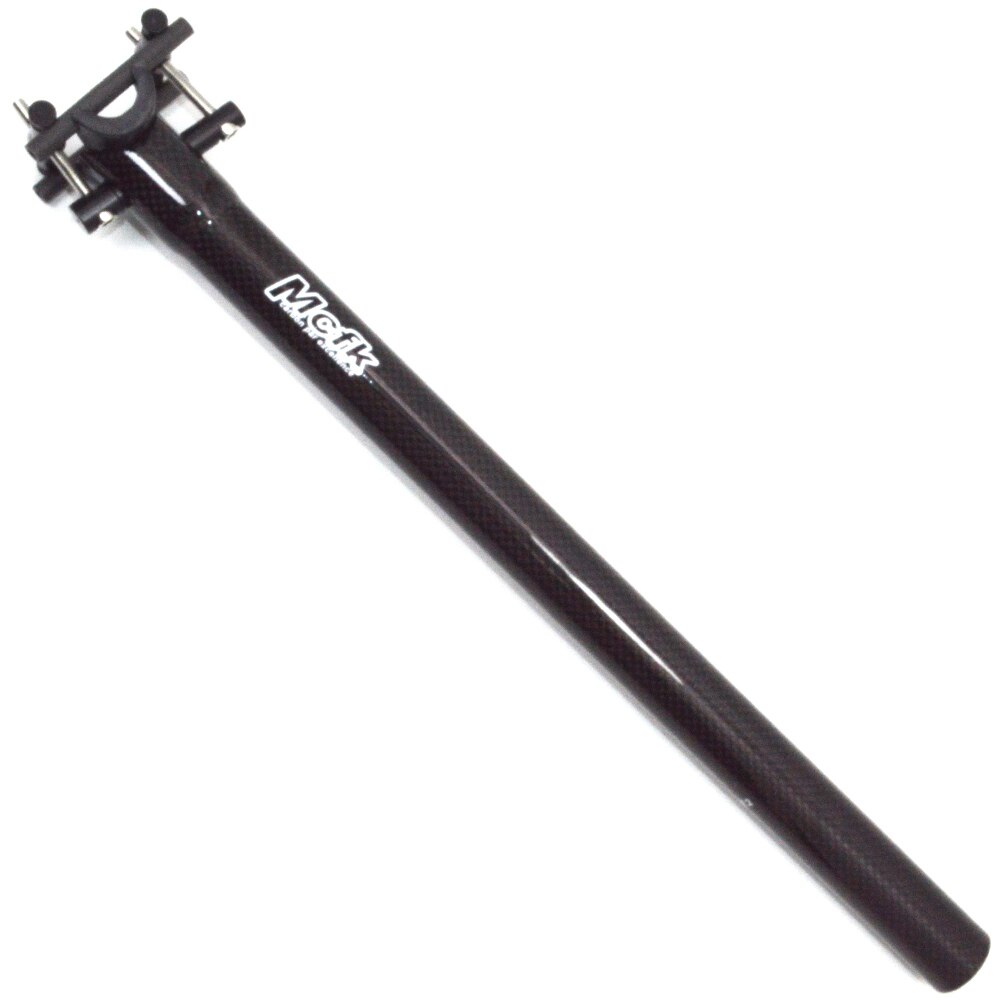 Mcfk-poste de asiento de bicicleta de montaña y carretera, 3k, fibra de carbono, tija de sillín, partes de bicicleta de montaña, 160g, 450mm