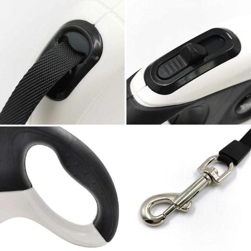 3M 5M 40KG Dogs Retractable Dog Leash Flexible Automatic Extending Walking Lead Rope Traction for Small Medium Dog 10 Colors