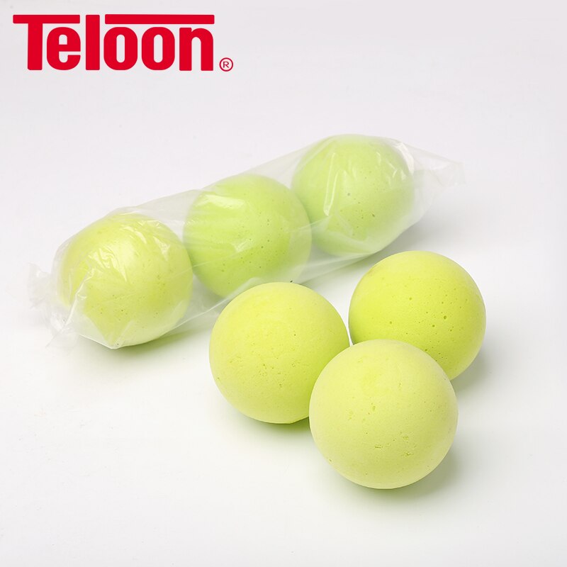 Teloon Tennis Sponge Balls for Childred Suit >3 Years Old Kids National Standard Soft Comfortable Feeling tenis Balls K029SPA