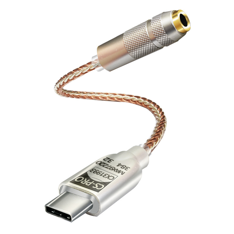 Verbesserter digitaler Sound verstärker cx31993 max97220 Chip Typ c 3,5mm Amp Hifi Adapter 32bit/384kHz Kopfhörer Dac Adapter