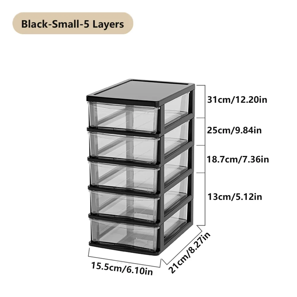 2-6 Layers small Desktop Storage Box with Drawer Heightened Table Organizer Plastic Office storage cabinet for home Stationery: PURPLE