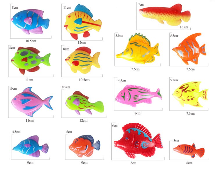32 Stks/partij Magnetische Vissen Speelgoed Staaf Netto Set Voor Kids Kind Model Spelen Vissen Games Outdoor Speelgoed (30 Vis + 2 Staaf)